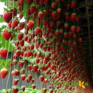 Клубника ампельная Анастасия купить по цене от 370р. в интернет-магазине «Посадика» с доставкой почтой в в Люберцые и по всей России – [изображение №1].
